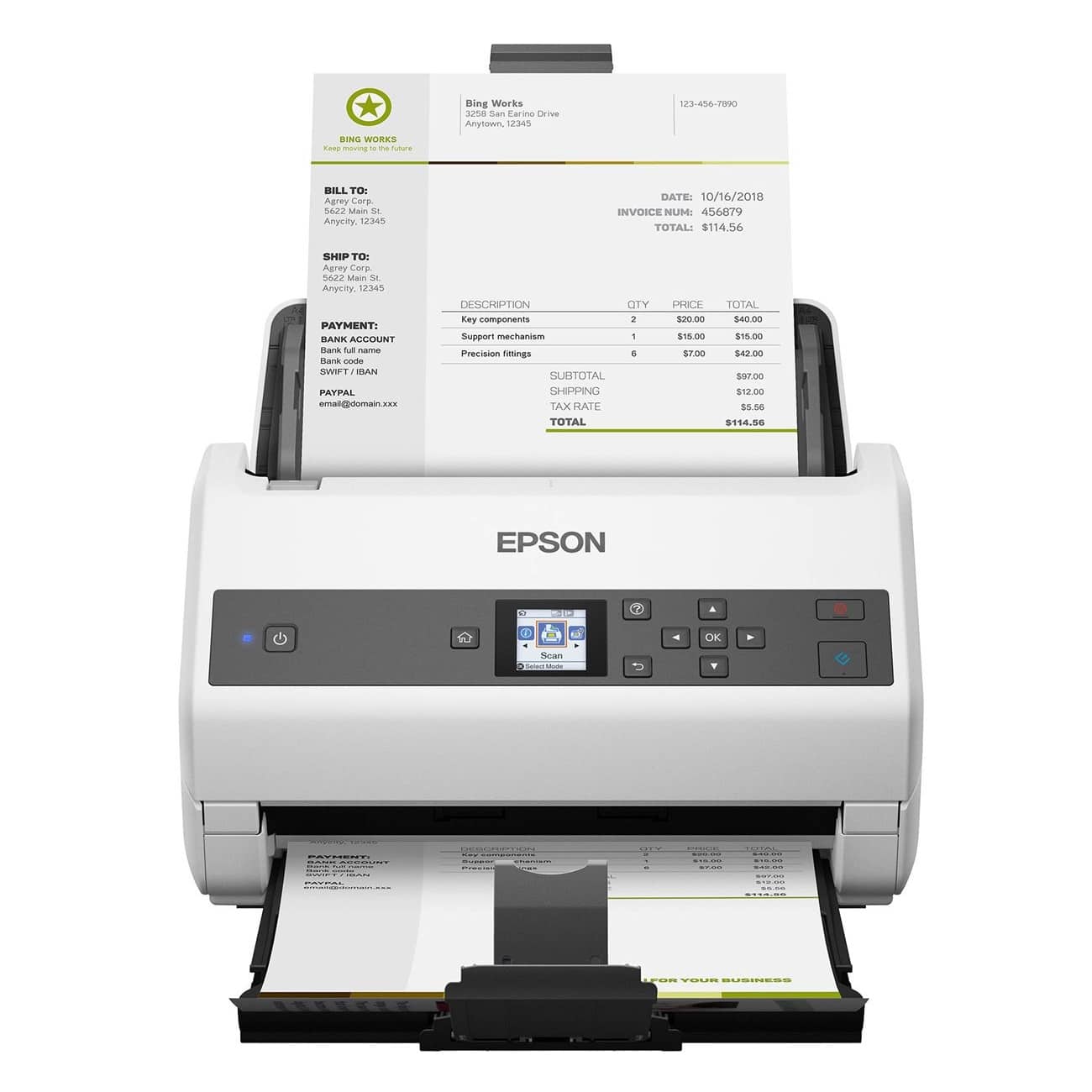 Escáner Epson WorkForce DS-870